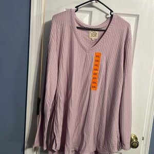 Chaser knit long sleeve XXL 2XL NWT lavender